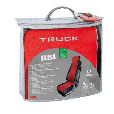 98002-C-01.JPG Elisa Coprisedile In Poliestere E Skeentex Per Camion Rosso/nero Coprisedili Per Camion Coprisedili