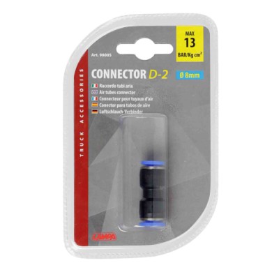 98005-C-01.JPG D 2 Raccordo Tubi Aria Ø 8 Mm Raccordi E Connettori