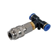 T 5 Connettore Aria Ad Attacco Rapido Ø 8 Mm Raccordi E Connettori