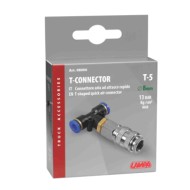98006-C-01.JPG T 5 Connettore Aria Ad Attacco Rapido Ø 8 Mm Raccordi E Connettori