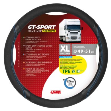 98014-S-01.JPG Gt Sport Coprivolante In Skeentex Xl Ø 49/51 Cm Nero/blu Coprivolanti In Skeentex Coprivolanti