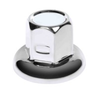 American Set 40 Copribulloni Testa Piatta In Acciaio Inox Ø 33 Mm Cromo American Chrome Copribulloni Camion