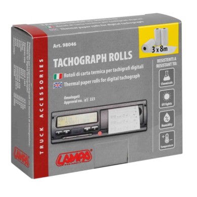 98046-S-01.JPG Rotoli Di Carta Per Tachigrafi Digitali 3 Pz Portadocumenti Portaoggetti