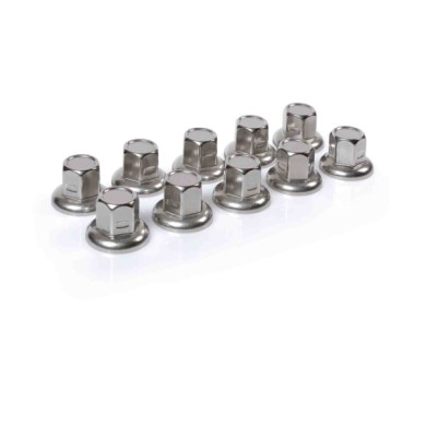 98051-D-01.JPG American Set 10 Copribulloni Testa Piatta In Acciaio Inox Ø 32 Mm American Copribulloni Camion