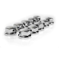 98061-S-01.JPG Set 10 Copribulloni Universali In Abs Ø 32/33 Mm Cromo Abs Copribulloni Camion