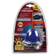 98162-C-01.JPG Top Light Faretto 9 Led 24v Blu Montaggio In Superficie Luci Perimetrali