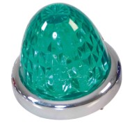 Top Light Faretto 9 Led 24v Verde Montaggio In Superficie Luci Perimetrali