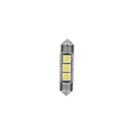 L086.JPG 24/28v Led Series 3 Smd X 3 Chips (c5w) 10x36 Mm Sv8 5 8 2 Pz Scatola Bianco Doppia Polarità Lampadine A Led Siluro Lam