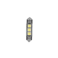 24/28v Led Series 3 Smd X 3 Chips (c5w) 10x36 Mm Sv8 5 8 20 Pz Scatola Bianco Doppia Polarità Lampadine A Led Siluro Lampa Led