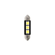 L087.JPG 24/28v Led Series 3 Smd X 3 Chips 10x39 Mm Sv8 5 8 2 Pz Scatola Bianco Doppia Polarità Lampadine A Led Siluro Lampa Led