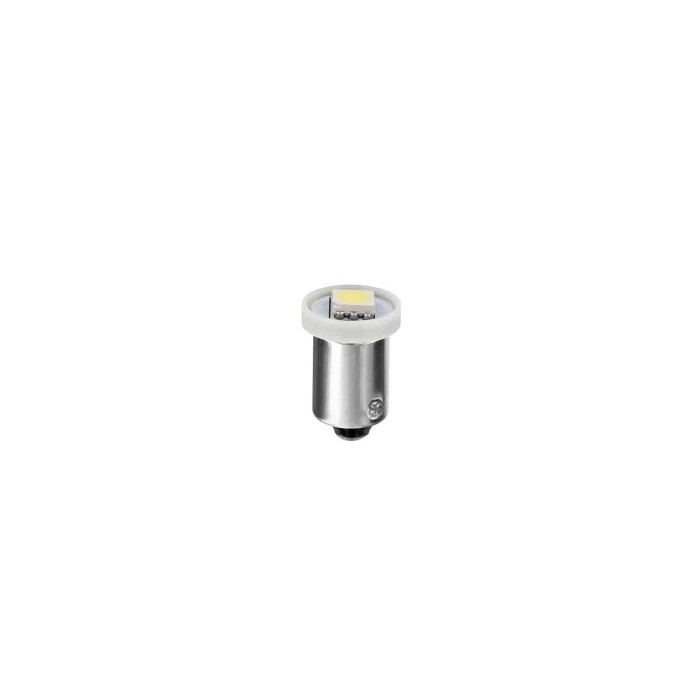 BA9S.JPG 24/28v Led Series 1 Smd X 3 Chips (t4w) Ba9s 20 Pz Busta Bianco Doppia Polarità Lampadine A Led T4w Lampa Led