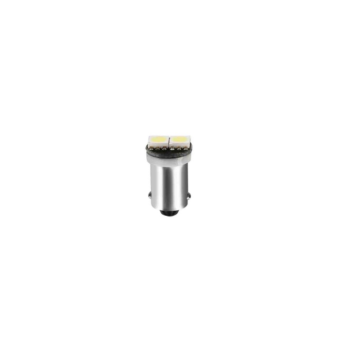 BA9S.JPG 24/28v Led Series 2 Smd X 3 Chips (t4w) Ba9s 2 Pz D/blister Bianco Doppia Polarità Lampadine A Led T4w Lampa Led