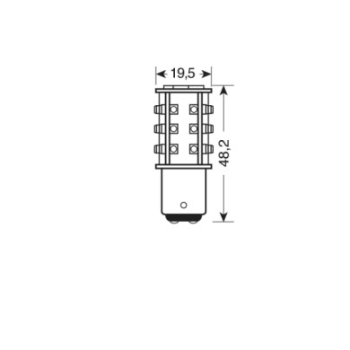 L084.JPG 24/28v Hyper Led 39 39 Smd X 1 Chips (p21/5w) Bay15d 1 Pz D/blister Bianco Doppia Polarità Lampadine A Led P21/5w Lampa