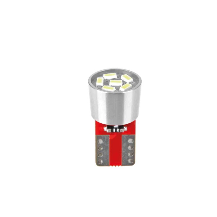 L166.JPG 24/30v Led Series 6 Led Smd (t10) W2 1x9 5d 2 Pz Scatola Bianco Doppia Polarità Resistenza Incorporata Lampadine A Led 