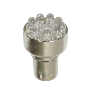 BAY15D.JPG 24v Lampada Multi Led 12 Led (p21/5w) Bay15d 1 Pz Scatola Bianco Lampadine Multi Led Lampa Led