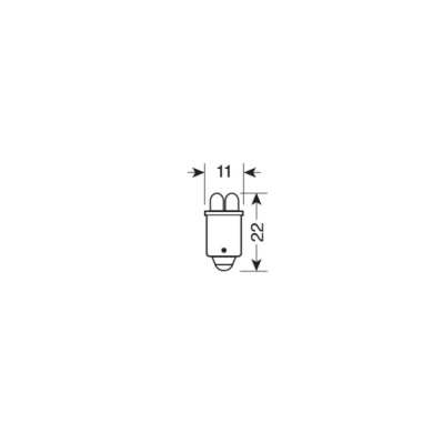 L059.JPG 24v Led Series 4 Led (t4w) Ba9s 2 Pz Scatola Bianco Lampadine A Led T4w Lampa Led