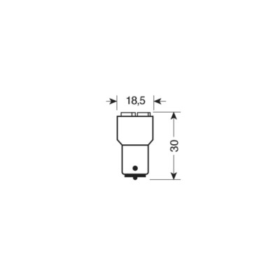 L055.JPG 24v Led Series 4 Smd X 3 Chips (p21w) Ba15s 1 Pz D/blister Blu Doppia Polarità Lampadine A Led P21w Lampa Led