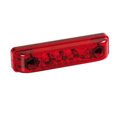 98383-A-02.JPG Luce Ingombro A 4 Led 24v Rosso Montaggio In Superficie Luci Perimetrali 98383
