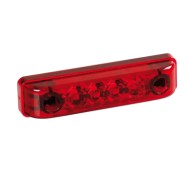 Luce Ingombro A 4 Led 24v Rosso Montaggio In Superficie Luci Perimetrali 98383