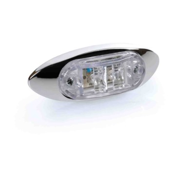 98436-A-01.JPG Luce Ingombro A 2 Led 24v Bianco Montaggio In Superficie Luci Perimetrali 98436