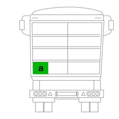 98446-S-01.JPG Marcatura In Pvc Verde Con Supporto Adesivo A Contrassegni Targhe E Contrassegni