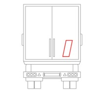 98449-S-01.JPG Kit Contrassegni Adesivi 2 Pz Trasporto Merci Conto Terzi Contrassegni Targhe E Contrassegni