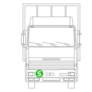 98451-S-01.JPG Contrassegno Adesivo S Veicolo Ecologico E Sicuro Contrassegni Targhe E Contrassegni