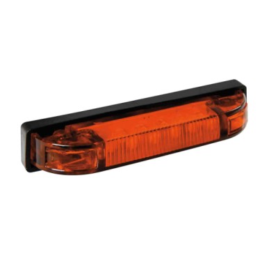 98465-A-10.JPG Luce Ingombro A 6 Led 24v Arancio Montaggio In Superficie Luci Perimetrali