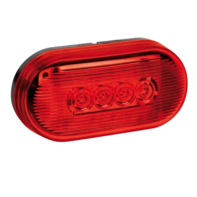98485-A-01.JPG Luce Ingombro A 10 Led 24v Rosso Montaggio In Superficie Luci Perimetrali