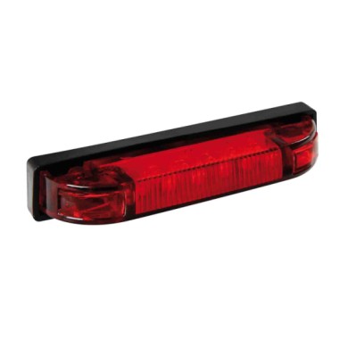98487-A-02.JPG Luce Ingombro A 6 Led 24v Rosso Montaggio In Superficie Luci Perimetrali