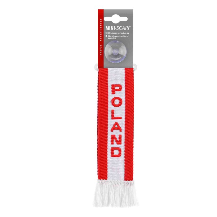 98525-C-01.JPG Mini Sciarpa Confezione Singola Poland Ornamenti Removibili Profili E Ornamenti
