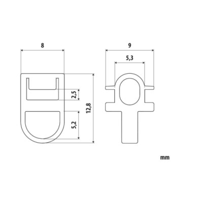98553-S-01.JPG Scorrevoli Per Binari G 2 25 Pz Accessori Per Tende Camion Tende