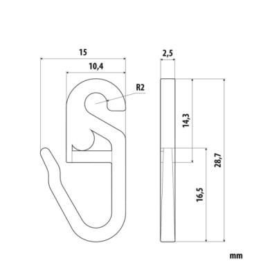 98594-S-01.JPG Ganci Per Tende G 4 25 Pz Accessori Per Tende Camion Tende
