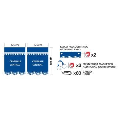 98622-D-01.JPG Oscura Tende Centrali Per Camion Cabina Standard Blu Tende Tende