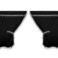 Premiere Set Tende In Microfibra Per Camion Nero Tende Tende