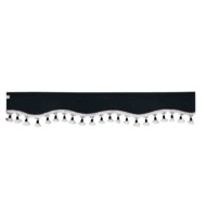 Sindy Fascia Parasole In Microfibra Per Camion Nero Tende Tende
