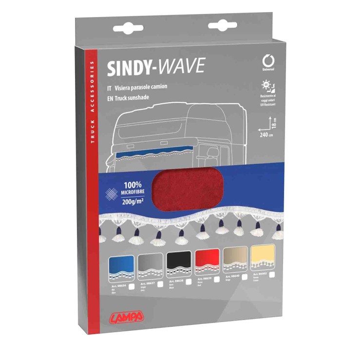 98639-C-01.JPG Sindy Fascia Parasole In Microfibra Per Camion Rosso Tende Tende