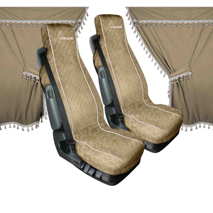 98645-D-01.JPG Melissa Set Tende E Coprisedili In Microfibra Per Camion Beige Tende Tende