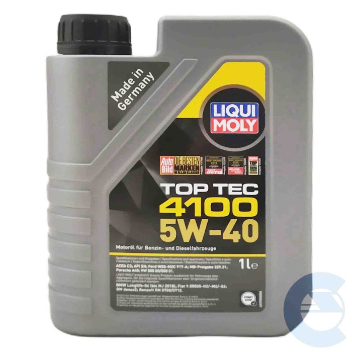 150843.jpg Liqui Moly Top Tec 4100 5w40 1l 9510 Olio Motore Benzina E Diesel