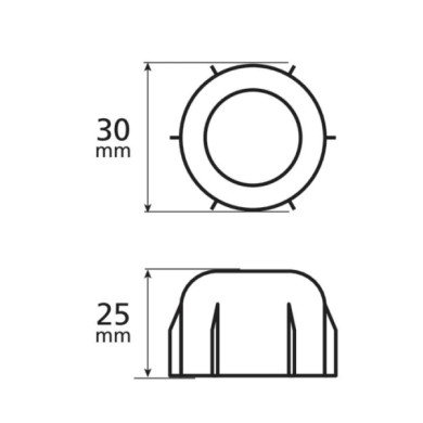 98659-S-01.JPG Top Cap Copri Colonnette Mozzi Ruote 60 Pz Copribulloni Camion