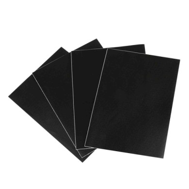98721-C-01.JPG Set 4 Pezze Adesive Per Teloni Camion Nero Carrozzeria