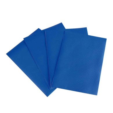 98722-C-01.JPG Set 4 Pezze Adesive Per Teloni Camion Blu Carrozzeria