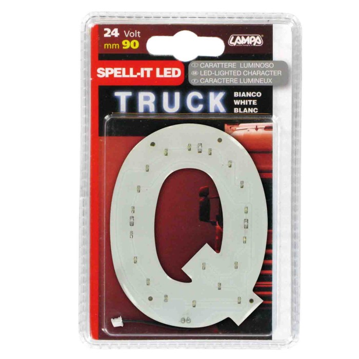 98739-S-01.JPG Spell It Led 90 Mm 24v Bianco Q Spell It Led Decorazioni Luminose