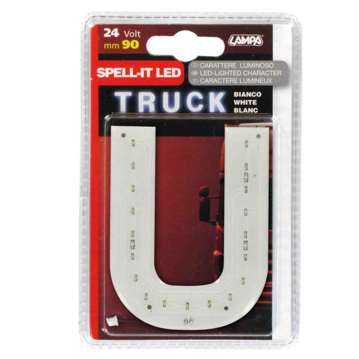 98743-S-01.JPG Spell It Led 90 Mm 24v Bianco U Spell It Led Decorazioni Luminose