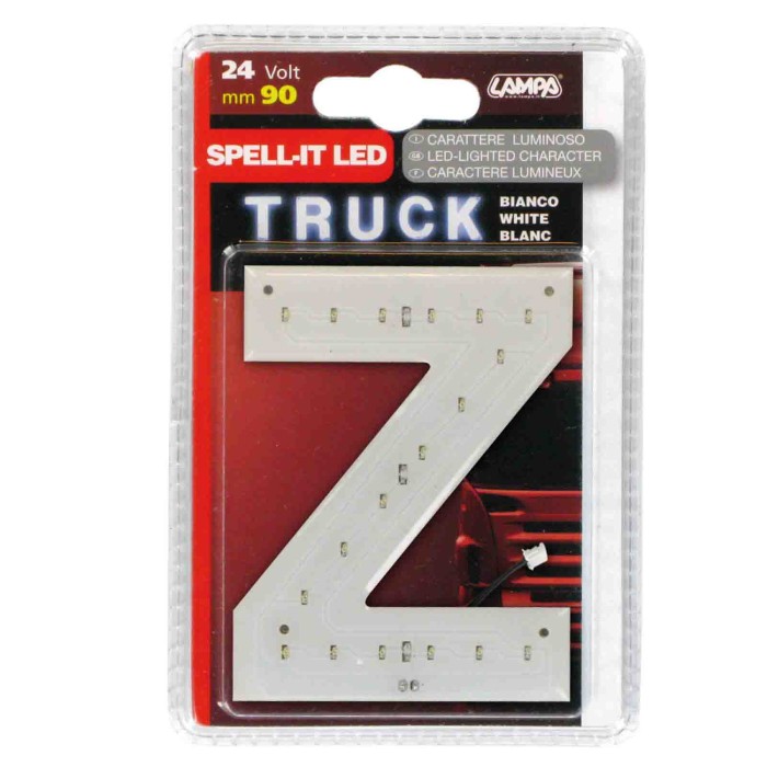 98748-S-01.JPG Spell It Led 90 Mm 24v Bianco Z Spell It Led Decorazioni Luminose