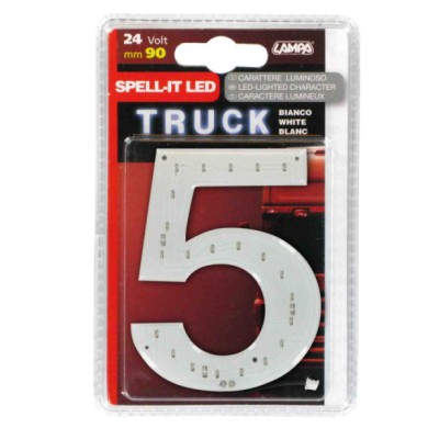 98753-S-01.JPG Spell It Led 90 Mm 24v Bianco 5 Spell It Led Decorazioni Luminose