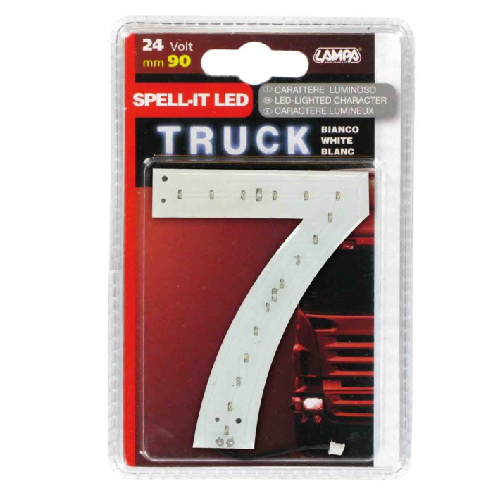 98755-S-01.JPG Spell It Led 90 Mm 24v Bianco 7 Spell It Led Decorazioni Luminose