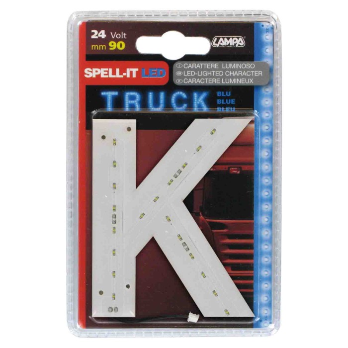 98775-S-01.JPG Spell It Led 90 Mm 24v Blu K Spell It Led Decorazioni Luminose