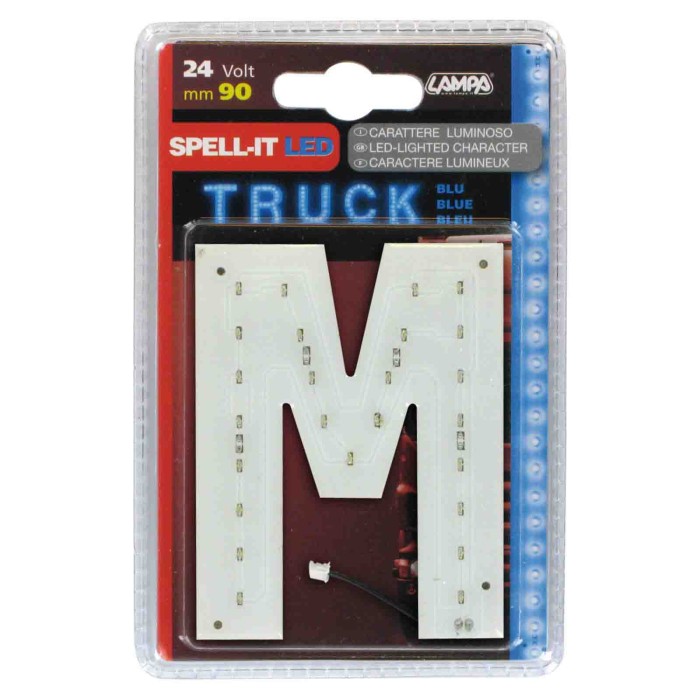 98777-S-01.JPG Spell It Led 90 Mm 24v Blu M Spell It Led Decorazioni Luminose