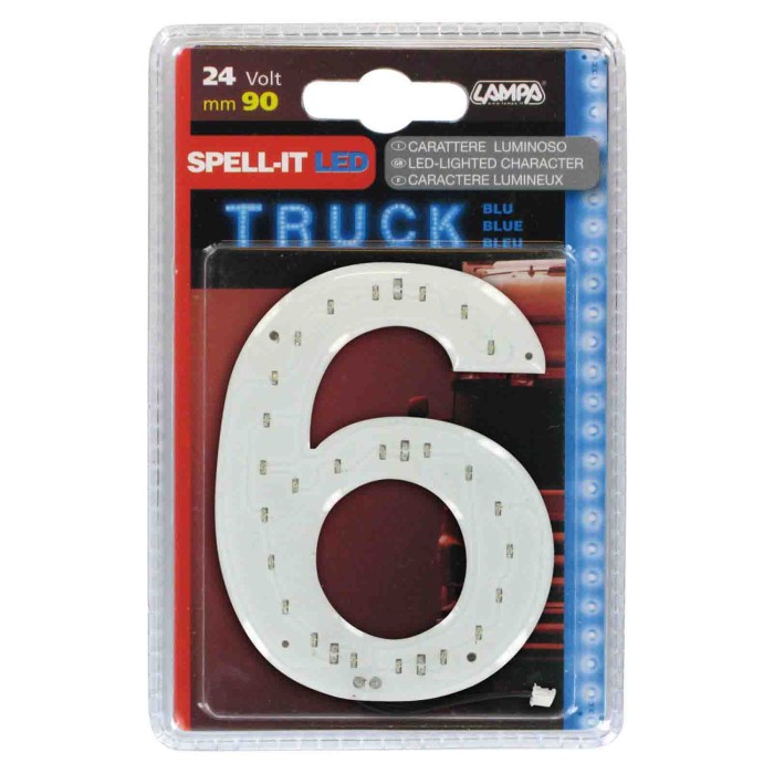 98796-S-01.JPG Spell It Led 90 Mm 24v Blu 6 Spell It Led Decorazioni Luminose